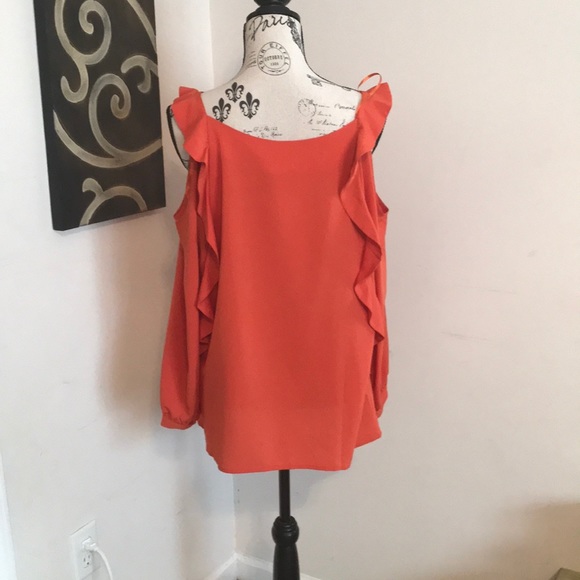 Chico’s Cold shoulder blouse - Picture 3 of 5